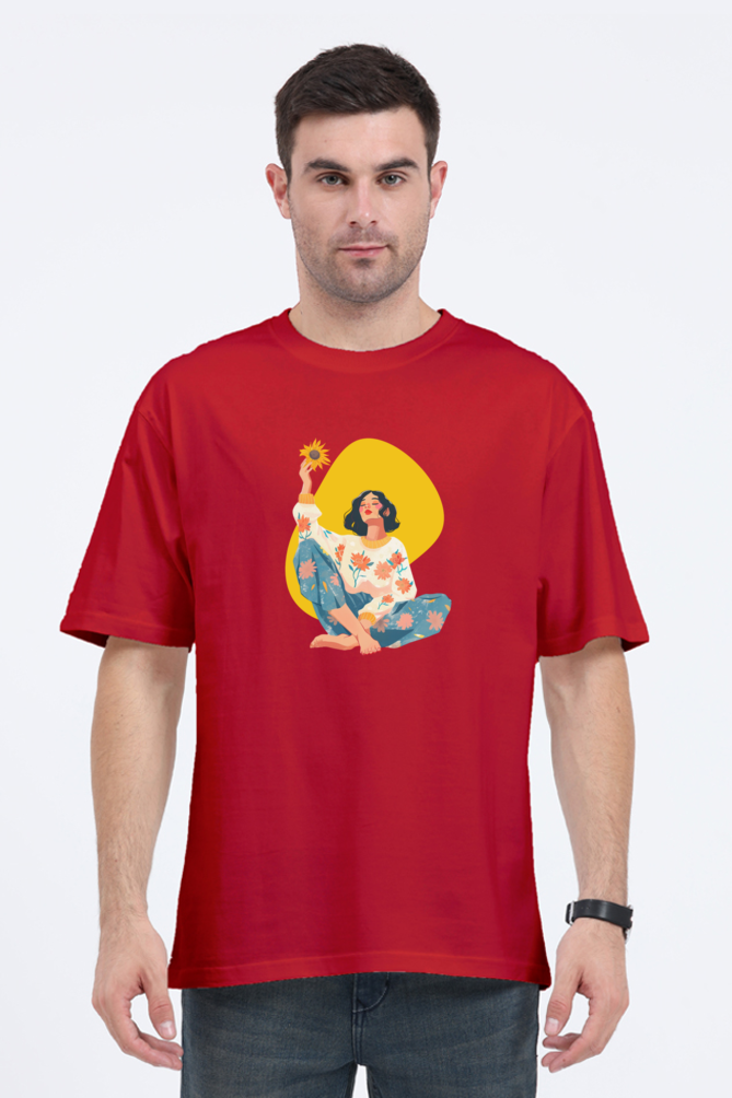 Sunflower Girl Oversized Tshirt