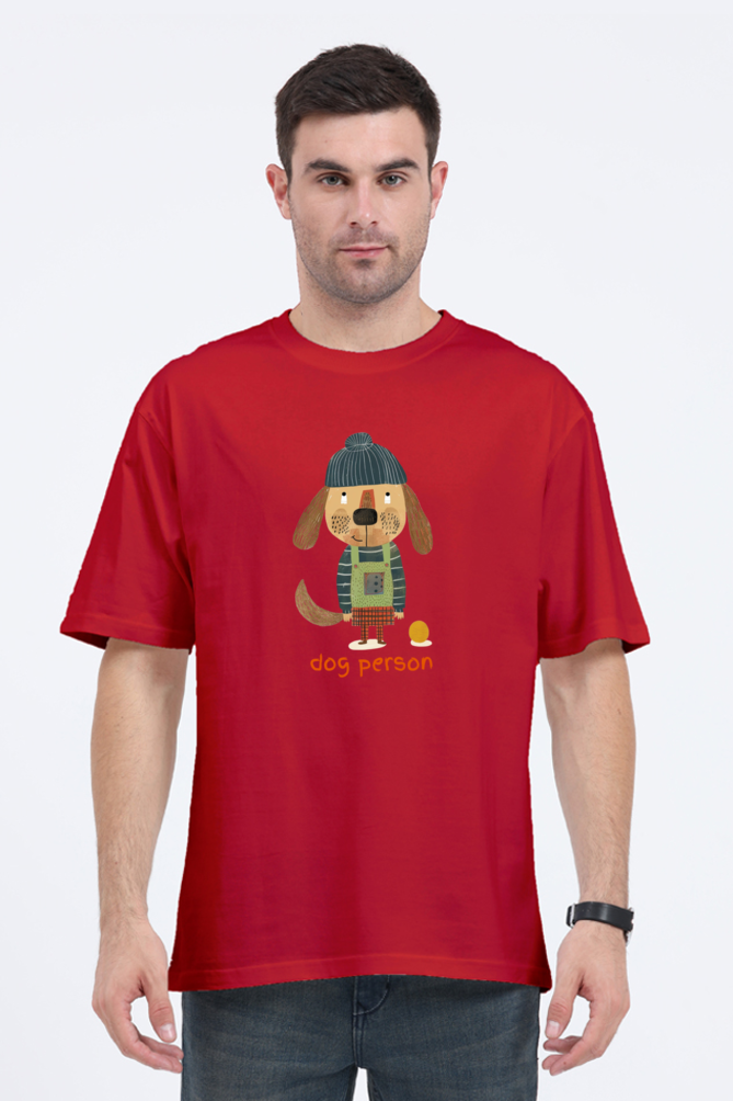 Dog Person Unisex Oversized Tshirt