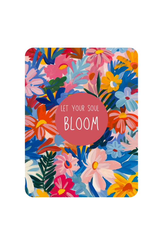 Let Your Soul Bloom Zipped Tote Bag