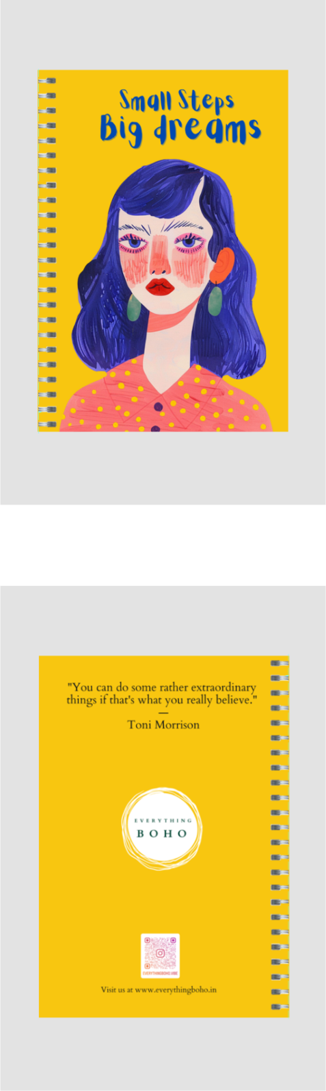 Diary For Dreamer A5 Unruled Notebook