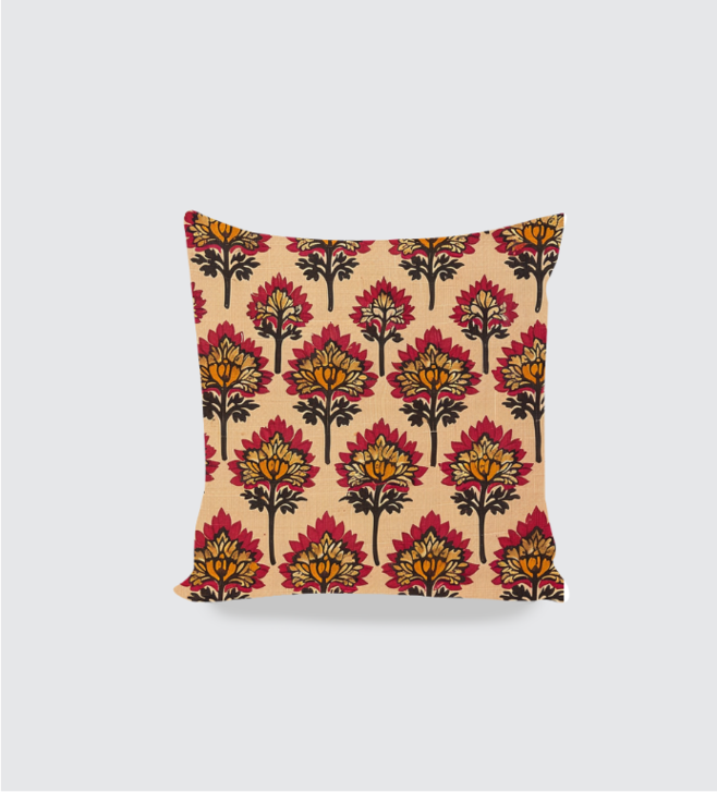 Jaipuri Print Boho Cushion cover