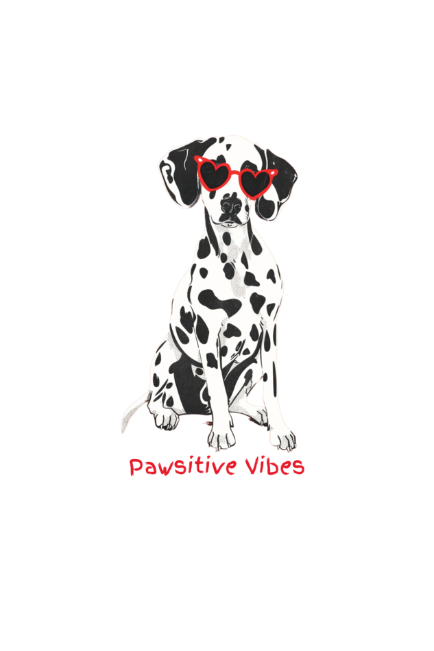 Pawsitive vibes Oversized Tshirt