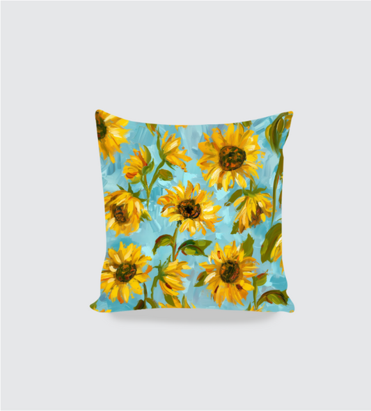 Sunflower Soul Boho Cushion Cover