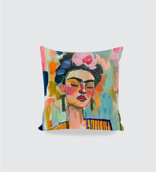 Funky Frida Boho Cushion Cover