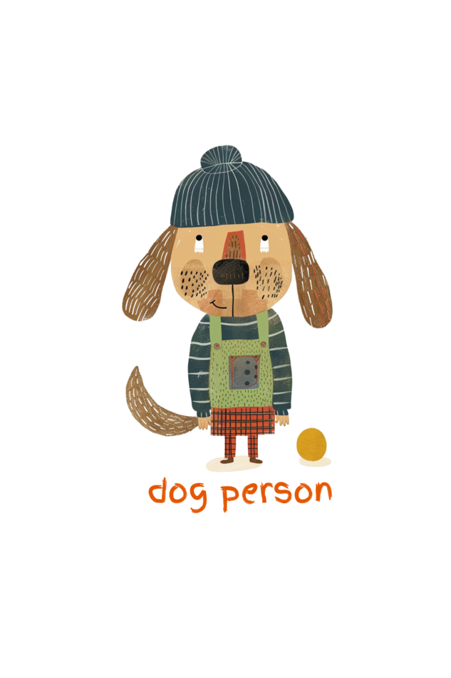 Dog Person Unisex Oversized T-Shirt 240 GSM 100% Cotton