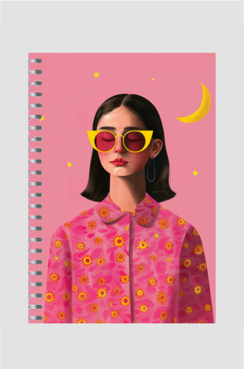 Dream Girl A5 Unruled Notebook Diary