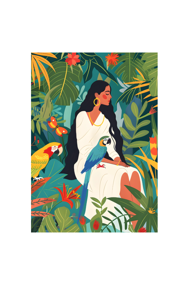 🌸Woman of Paradise🌸 Boho Wall Art