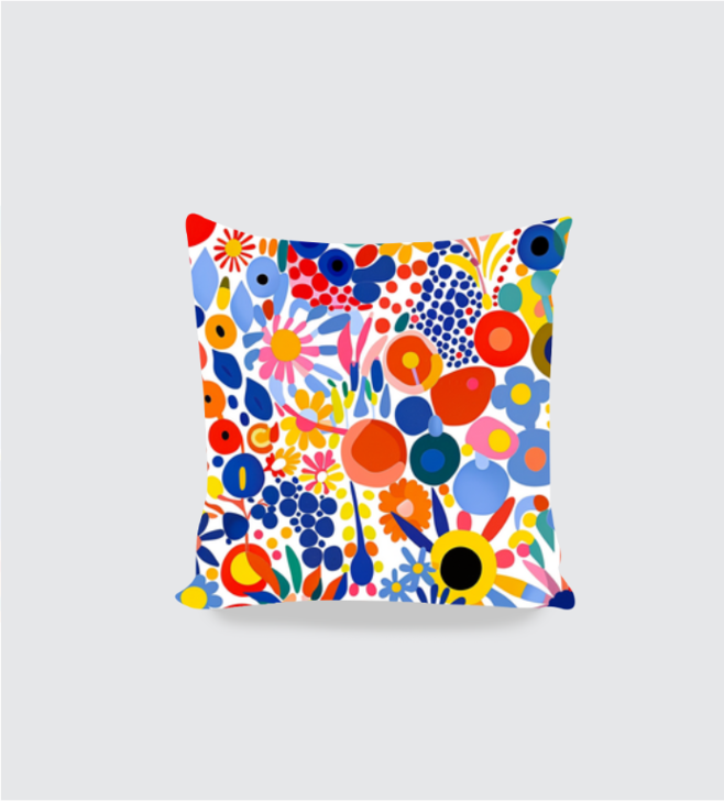 Pop Foliage Boho Cushion Cover