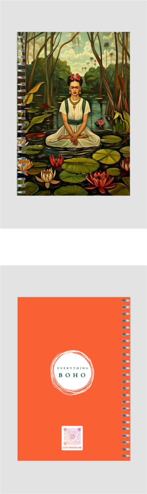 Frida Buddha A5 Unruled Notebook Diary