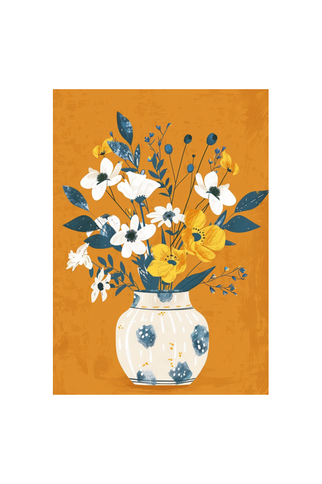 🌸The Flower Vase 🌸 Boho Art