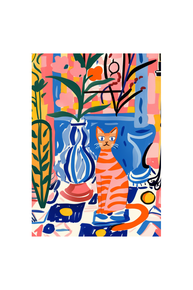 🌸The House Cat 🌸Boho Wall Art