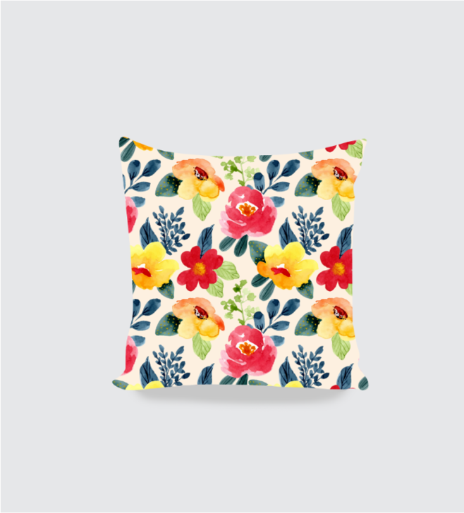Floral Cushion Cover 16*16