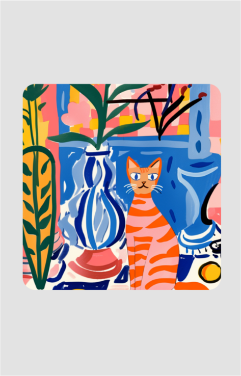 😻 Cat Love Coaster – For the True Cat Lover 😻