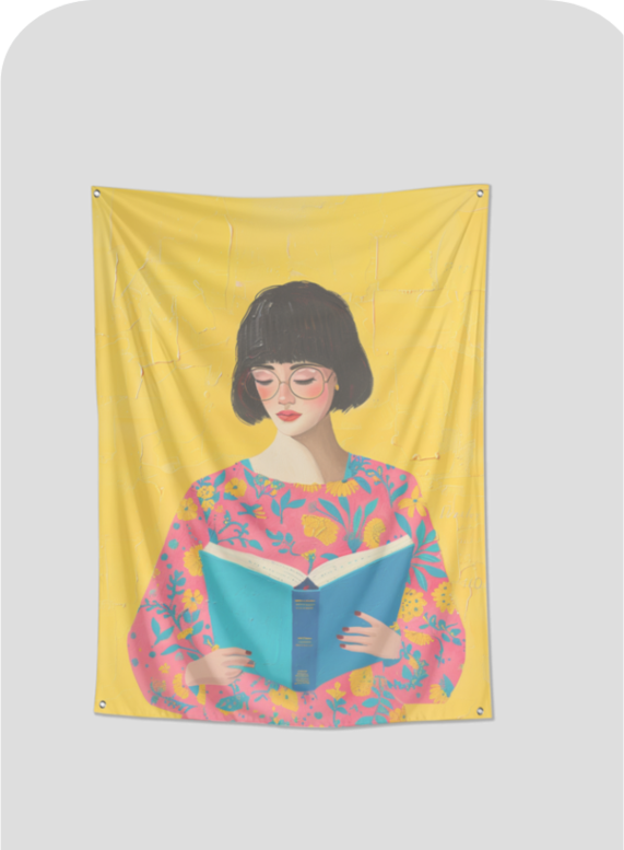 Book Lover Tapestry