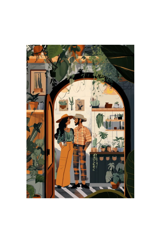🌸The Boho Couple Boho Wall Art🌸