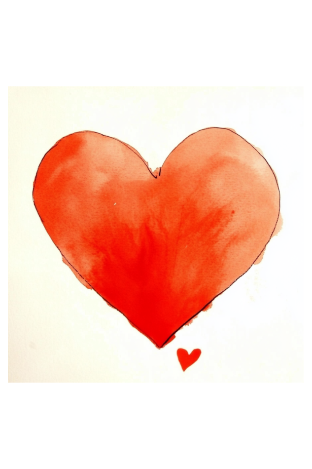 Mom and Baby Heart Wall Art