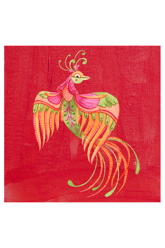 Peacock Stylized Wall Art