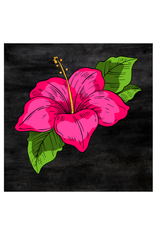 Hibiscus Floral Wall Art