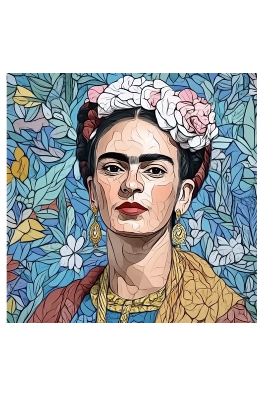 Frida Kahlo Mosaic Boho Art