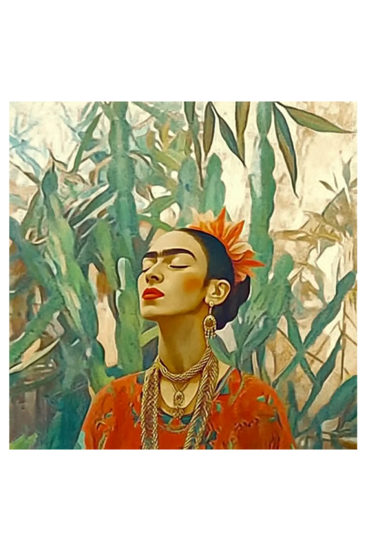 Frida With Trees Boho Wall Art