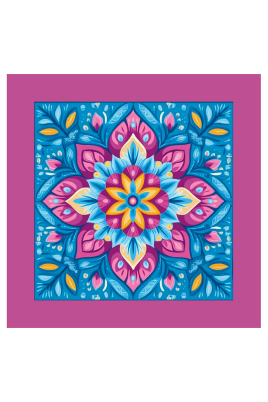 Floral Mandala Wall Art