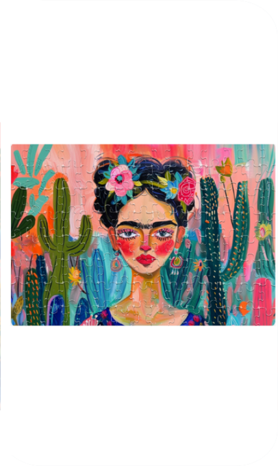 Lovely Frida 120 Piece Jigsaw Puzzle For Art Lovers