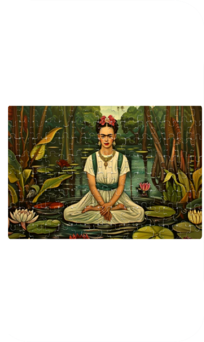 Frida Buddha 120 Piece Jigsaw Puzzle For Spiritual Bohos