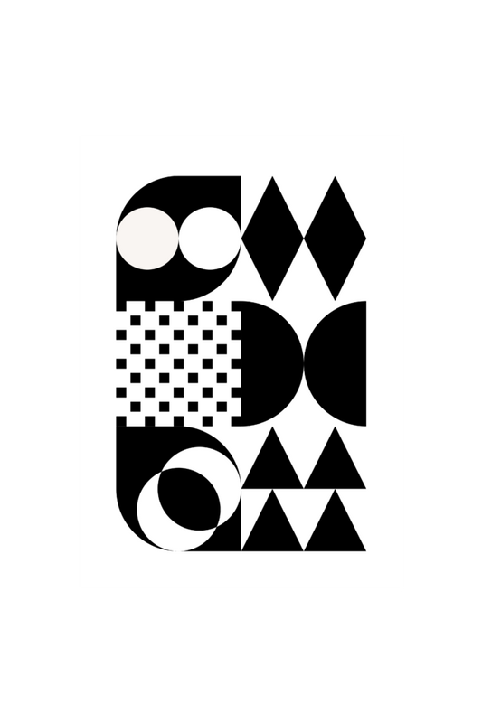 Black & White Boho Wall Art