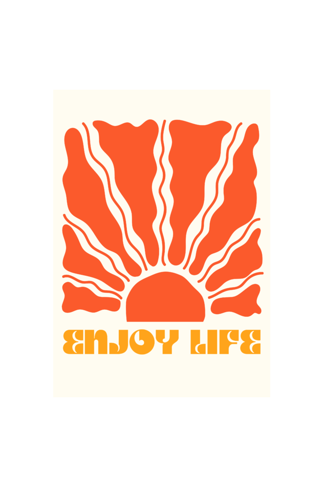 Enjoy Life Boho Wall Art