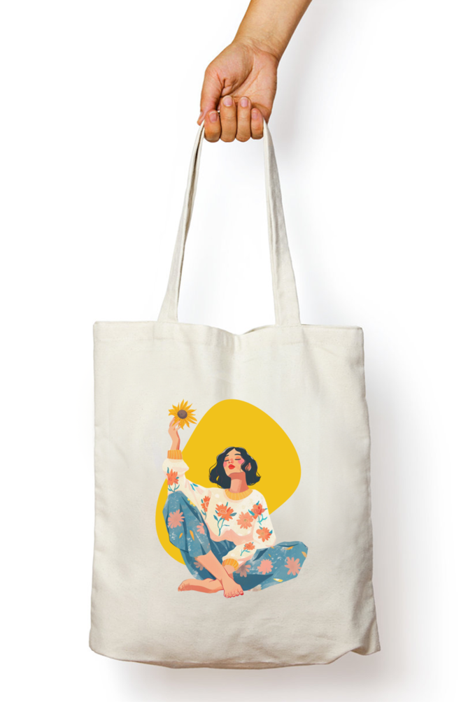Sunflower Soul Zipped Tote Bag
