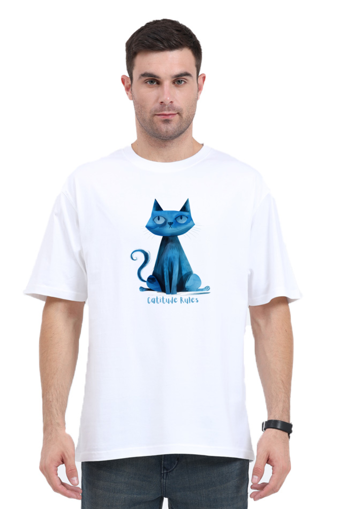 Catitude Oversized Unisex Tshirt