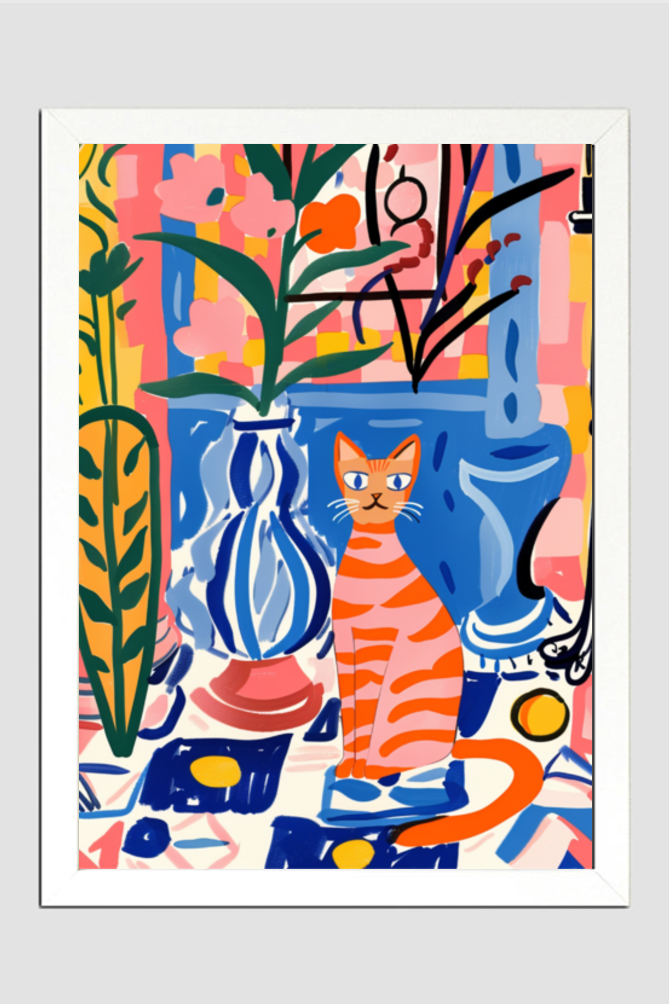 🌸The House Cat 🌸Boho Wall Art