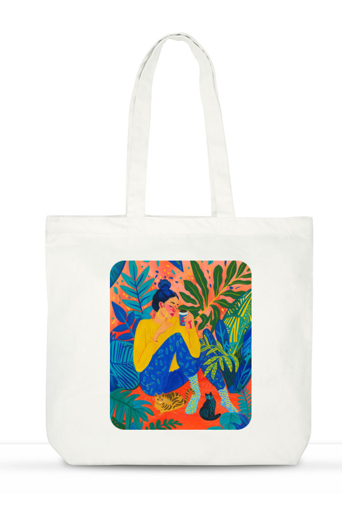 Boho Bliss Large Zipped Tote Bag