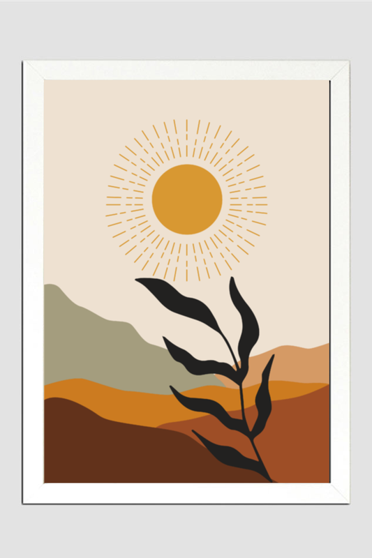 Desert Abstract Boho Wall Art