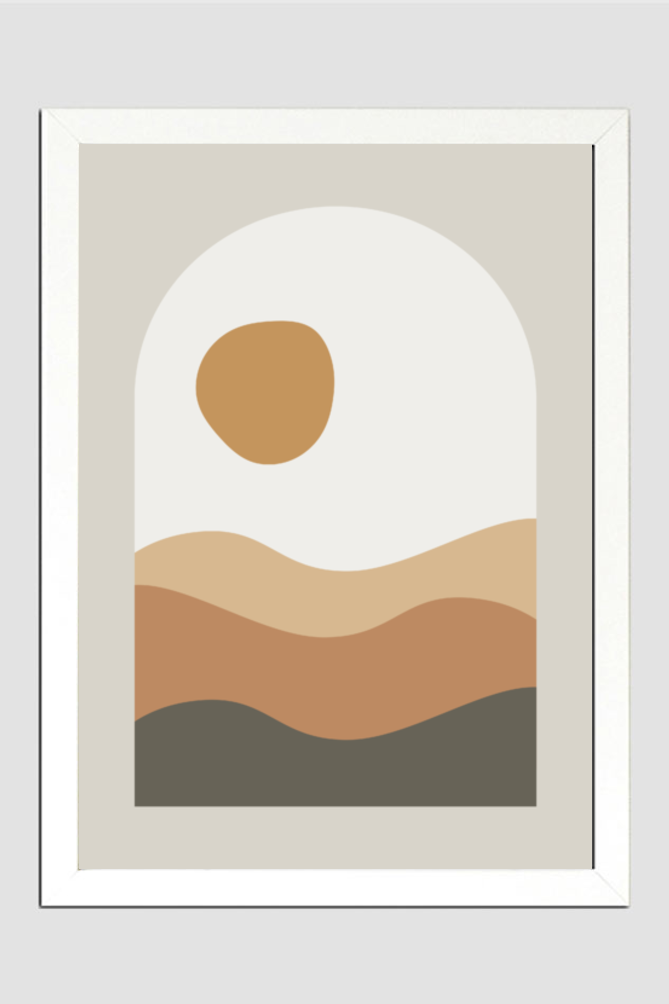 Desert Abstract Boho Wall Art