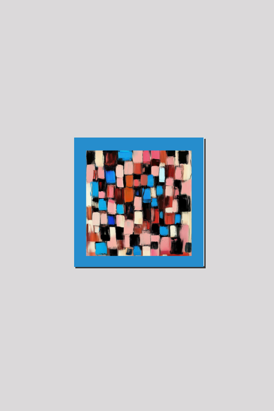 Abstract Pebelles Boho Art