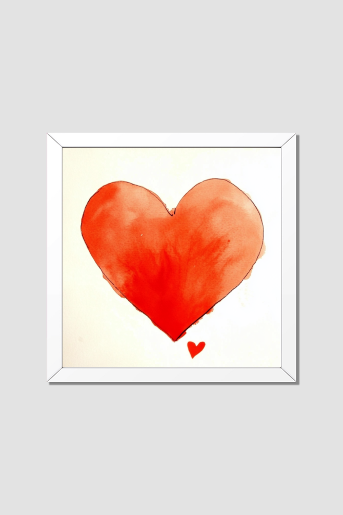Mom and Baby Heart Wall Art