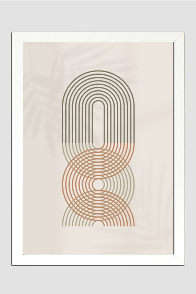 Curves Abstract Boho Wall Art
