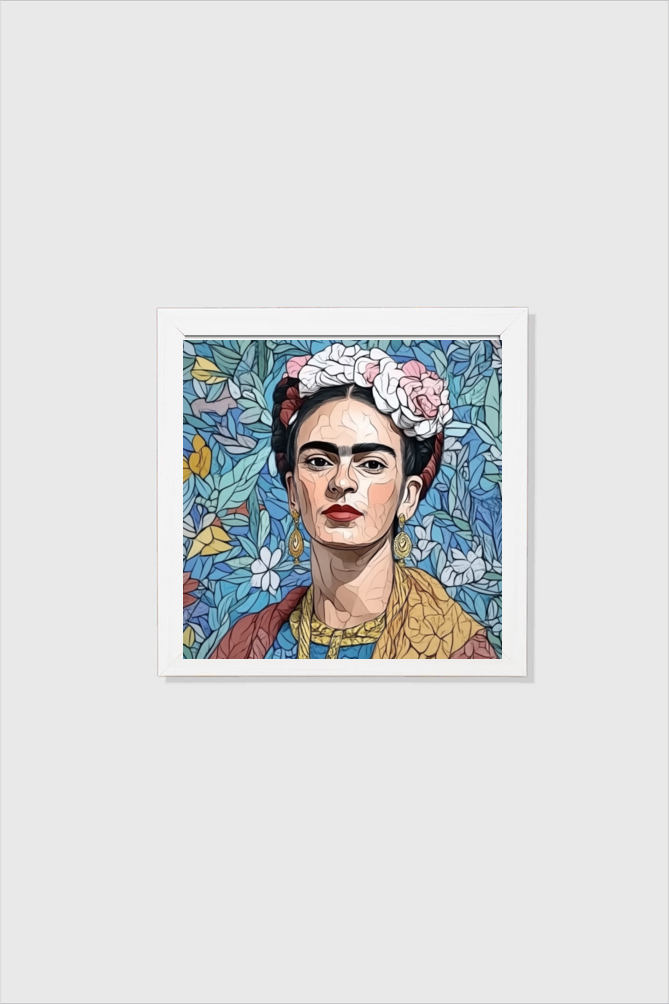 Frida Kahlo Mosaic Boho Art