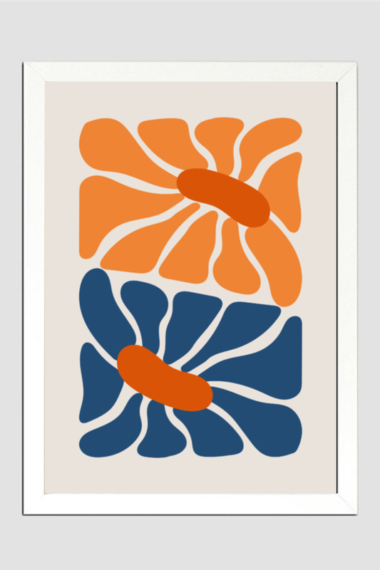 Floral Abstract Boho Wall Art