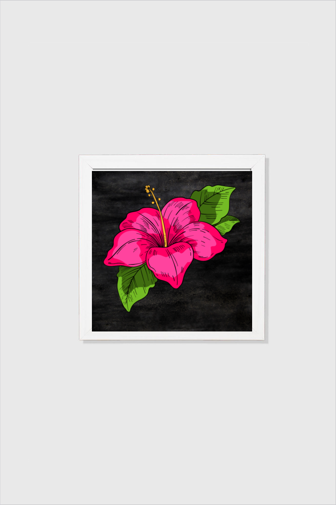 Hibiscus Floral Wall Art