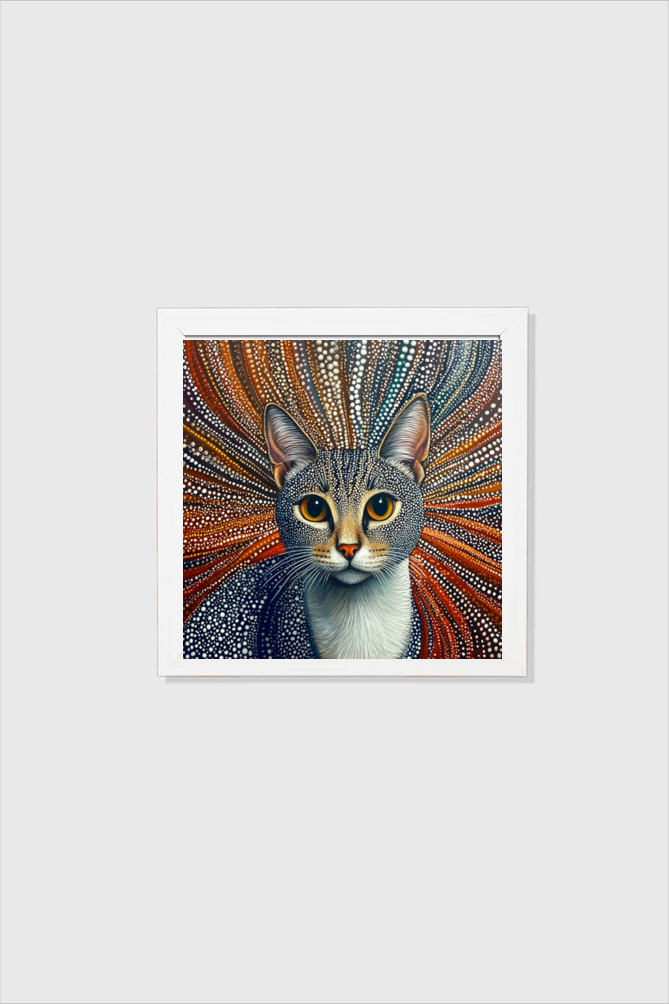 Kusama Cat Wall Art