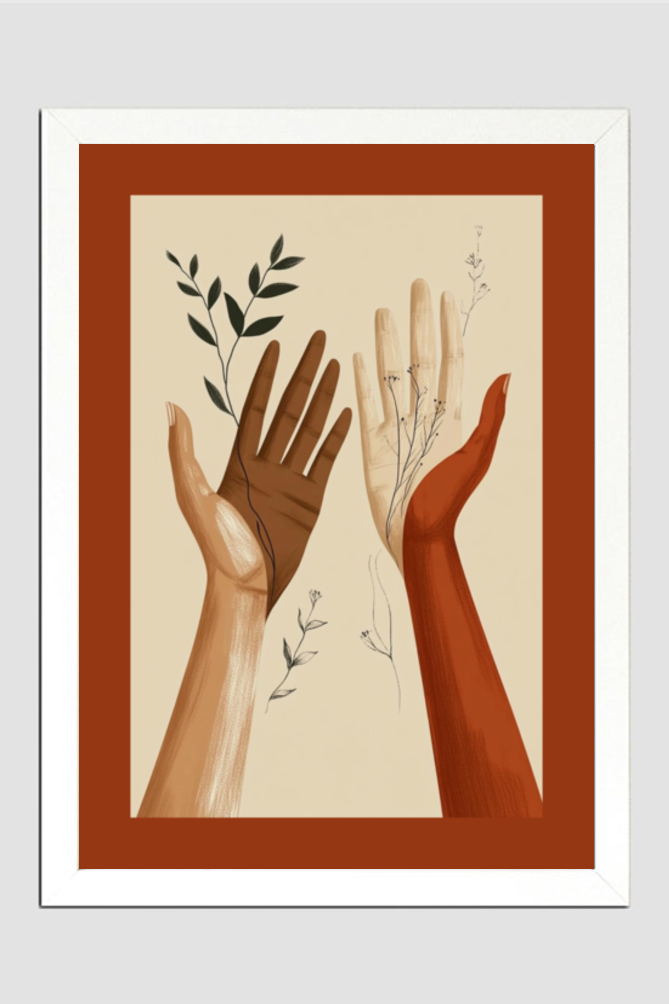 🌸The two Boho Hands🌸 Wall Art