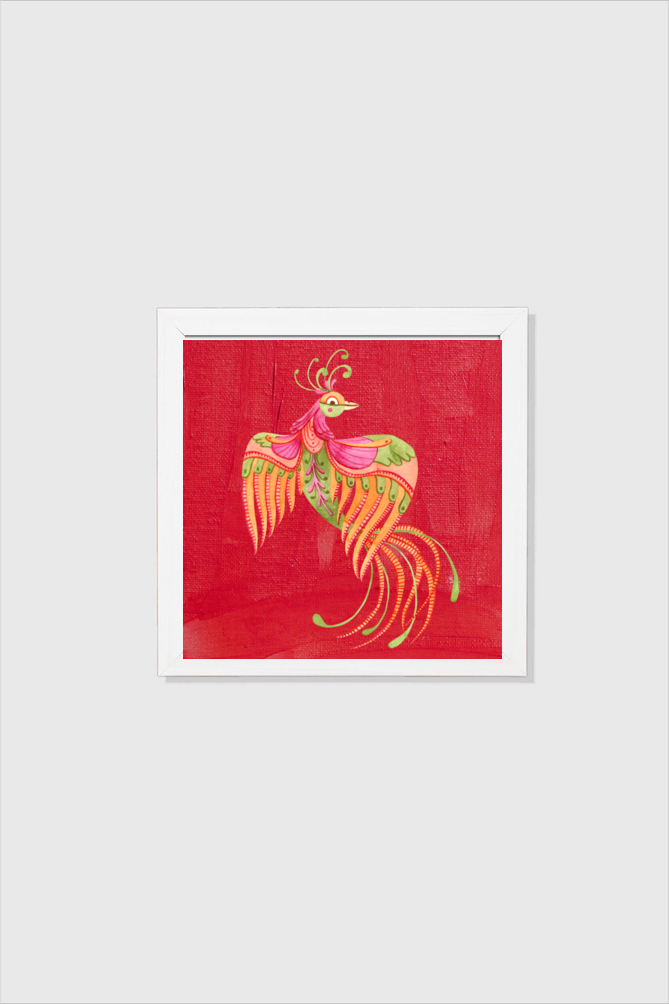 Peacock Stylized Wall Art