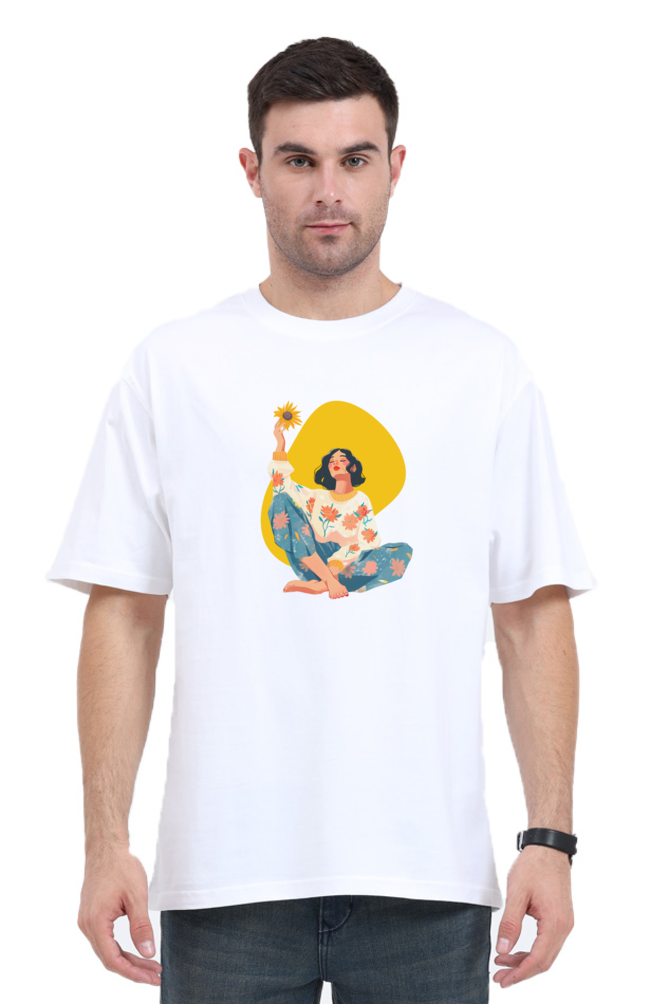 Sunflower Girl Oversized Tshirt