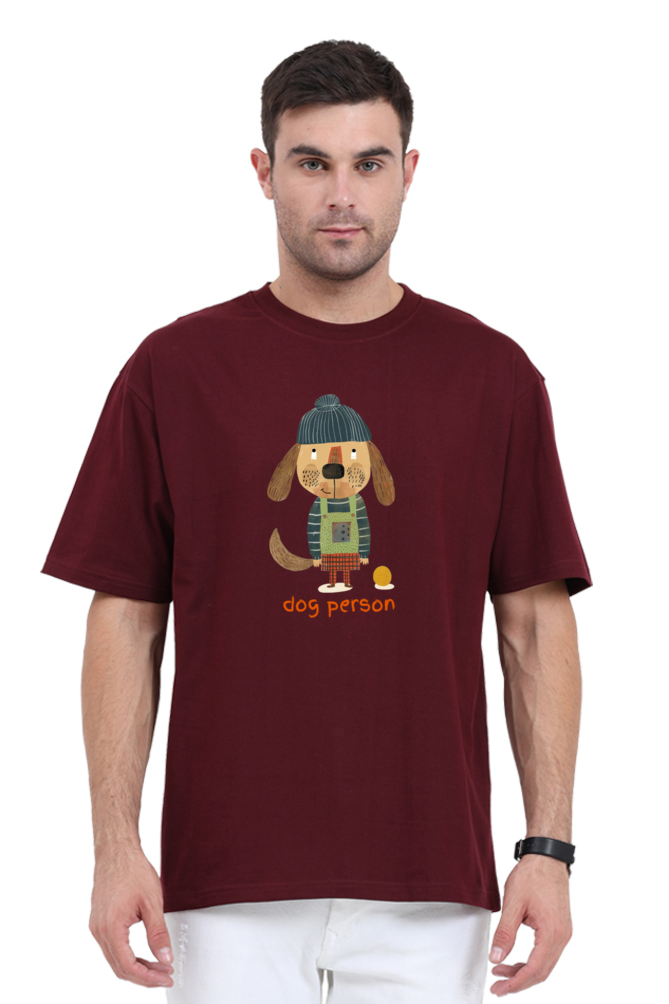 Dog Person Unisex Oversized Tshirt
