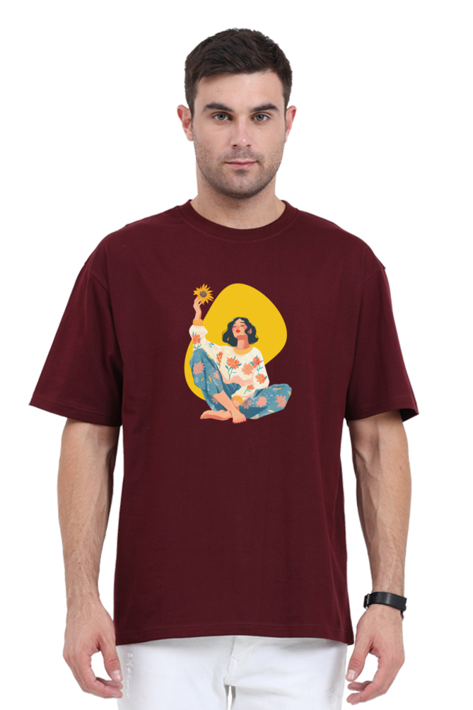 Sunflower Girl Oversized Tshirt