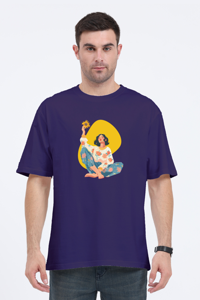 Sunflower Girl Oversized Tshirt