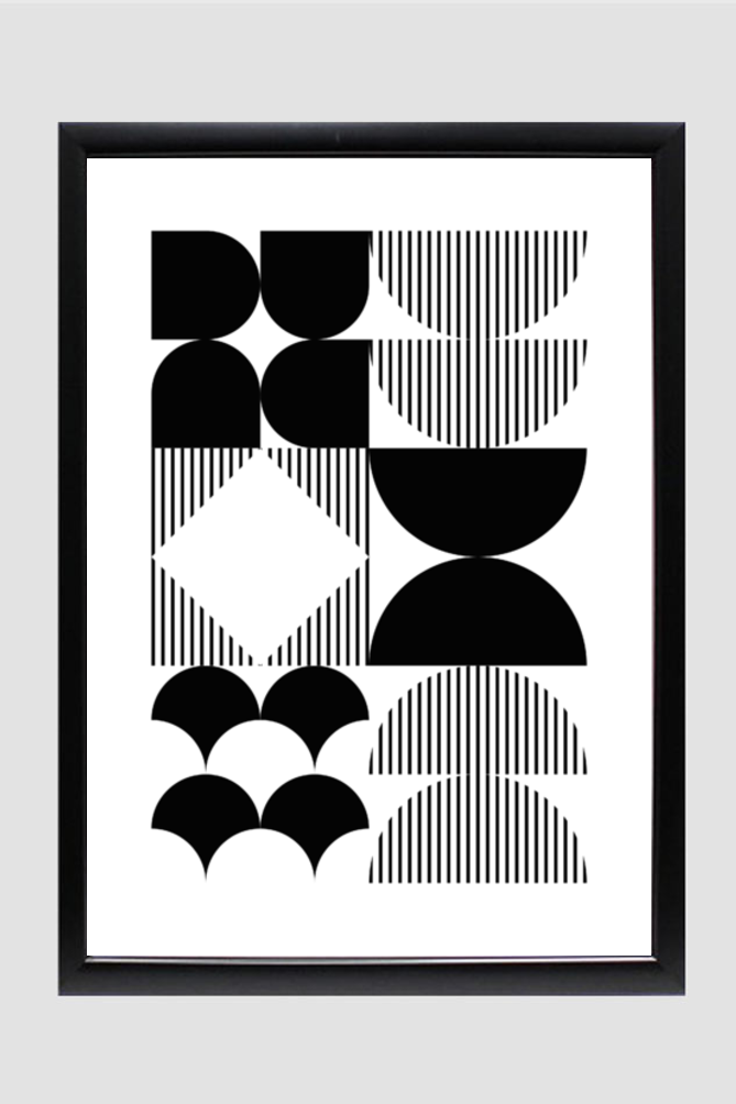 Black & White Boho Wall Art