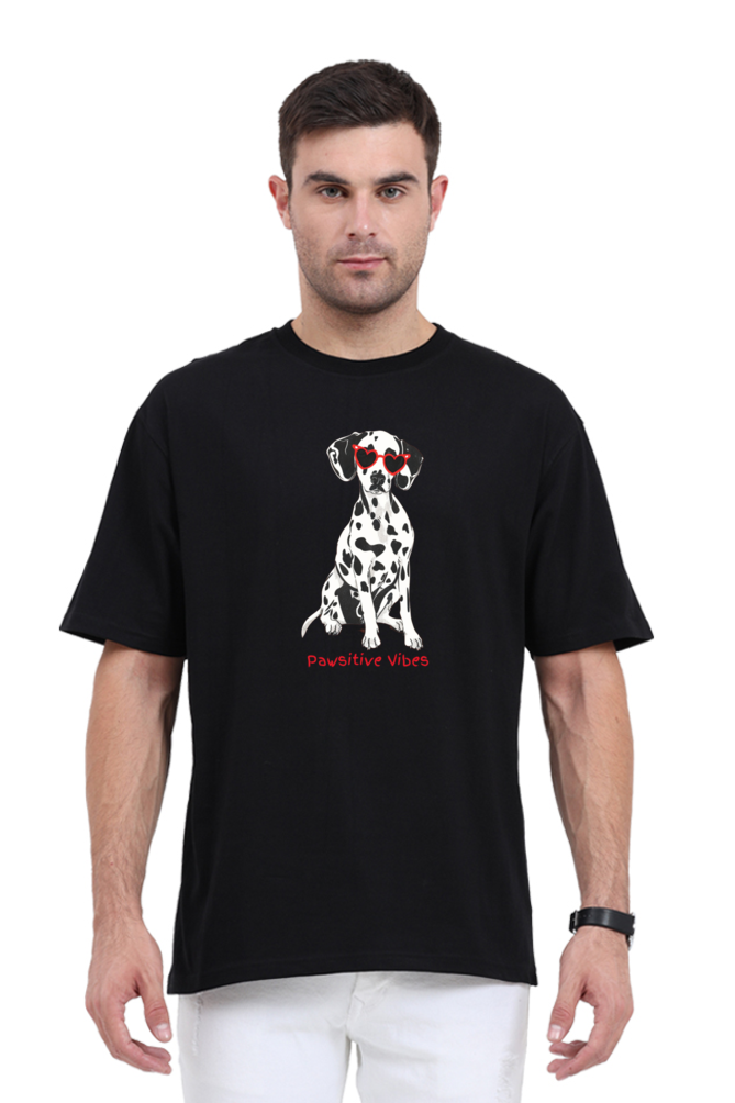 Pawsitive vibes Oversized Tshirt